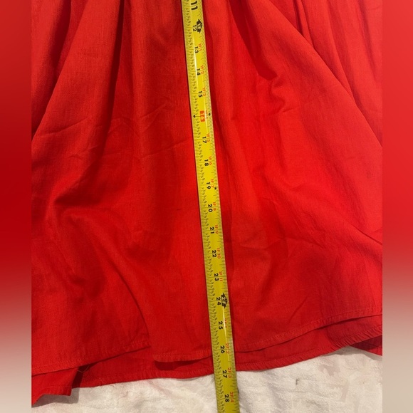 Marabelle Red Lace embroidered detail Dress open back - Picture 7 of 8